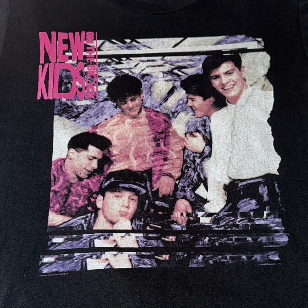Vintage 1990 New Kids On The Block T-Shirt Men’s M/L View 4